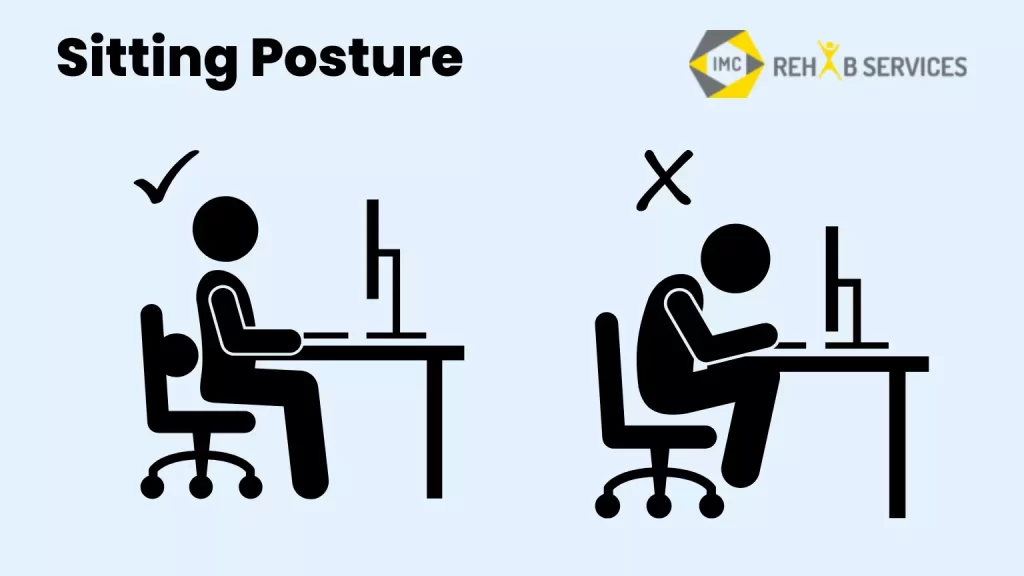 Proper Sitting posture during computer usage